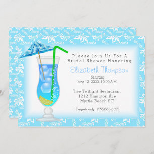 Convite Chá de panela Tropical