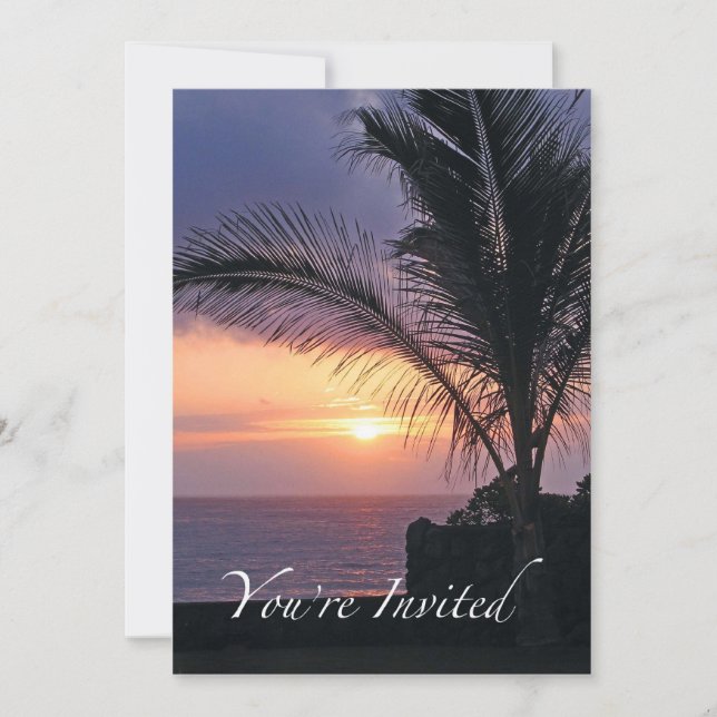 Convite Chá de panela tropical (Frente)