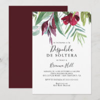 Chá de panela Tropical Floral Espanhol