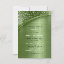 Convite Chá de panela Verde Aniversário Doce 16