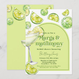 Convite Chá de panela Verde Margs & Matrimony