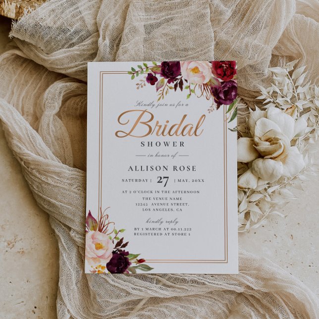 Convite Chá de panela vermelho de borda (Criador carregado)