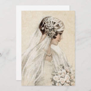 Convite Chá de panela Vintage Bride