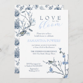 Convite Chá de panela Vintage Chinoiserie