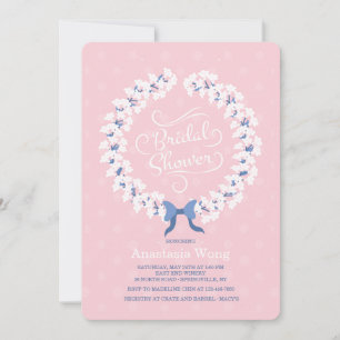 Convite Chá de panela White Stephanotis Wreath