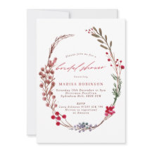 Chá de panela Wreath de Berries