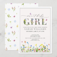Chá de Script bonito da Sweet Baby Girl