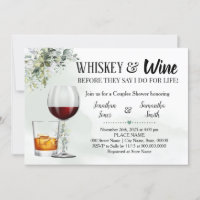 Chá de uísque e casais de vinho Eucalyptus verde