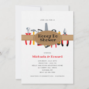 Convite Chá do Honey Do