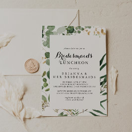 Convite Chá do Lunchee das Douradas Geométricas das Brides