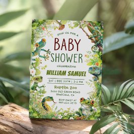 Convite Chá do Rapaz Réptil