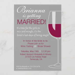 Convite Chá do vinho