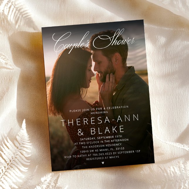 Convite Chá Elegante moderno simples (Criador carregado)