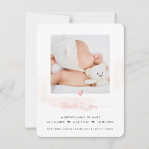 Convite Chá H2 do ArtsApp Obrigado+Anúncio de Nascimento