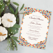 Chá Laranja Caprichoso Floral Mandala Chá de Noiva