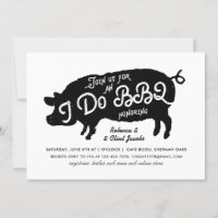 Chá Noivado do Casal do CHURRASCO do Vintage Pig I