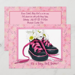 Convite Chá para Baby Girl