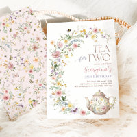 Chá para Dois Festa de Aniversário Chá de Primaver