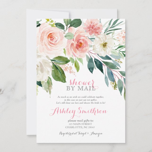 Convite Chá por chá de panela de Correio Chá Virtual (Frente)