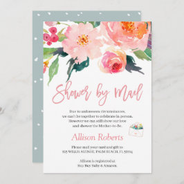 Convite Chá por Correio Whimsical Watercolor Garden Floral