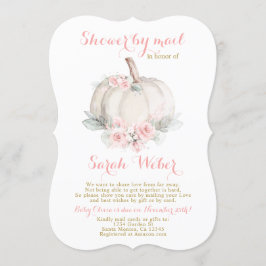 Convite chá por moça de correio