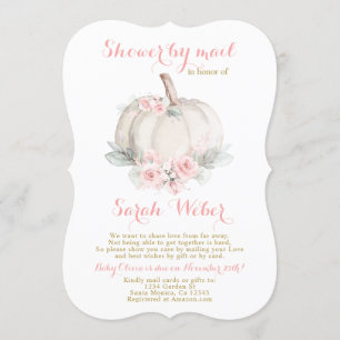 Convite chá por moça de correio