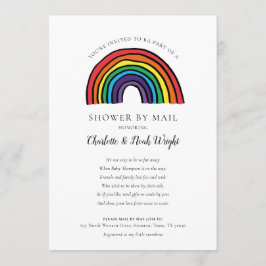 Convite Chá por Sprinkle de Longa Distância por Correio