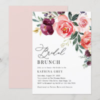 Chá Rustic Floral Bridal Brunch