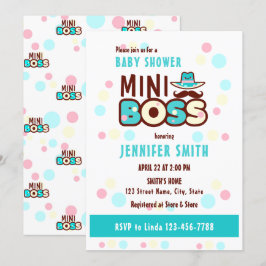 Convite Chá Super Bonito Mini Boss Baby Boy