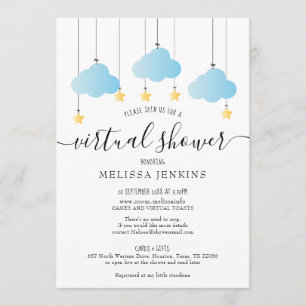 Convite Chá Virtual Online de Longa Distância por Email