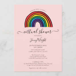 Convite Chá Virtual Online de Longa Distância por Email