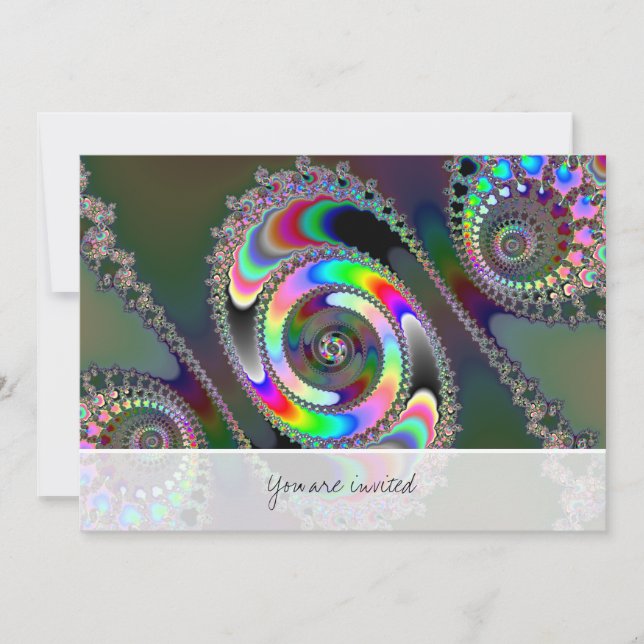 Convite Chainsaw - Fractal (Frente)