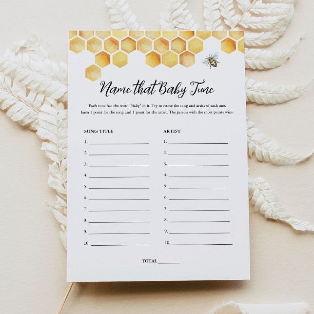 Convite Chamada Abelha Que Jogo De Chá de fraldas De Túmul (Criador carregado)