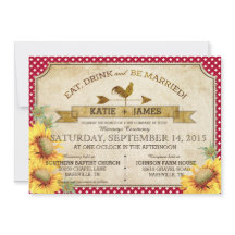 Chamada de Casamento de Picnic com Girassóis