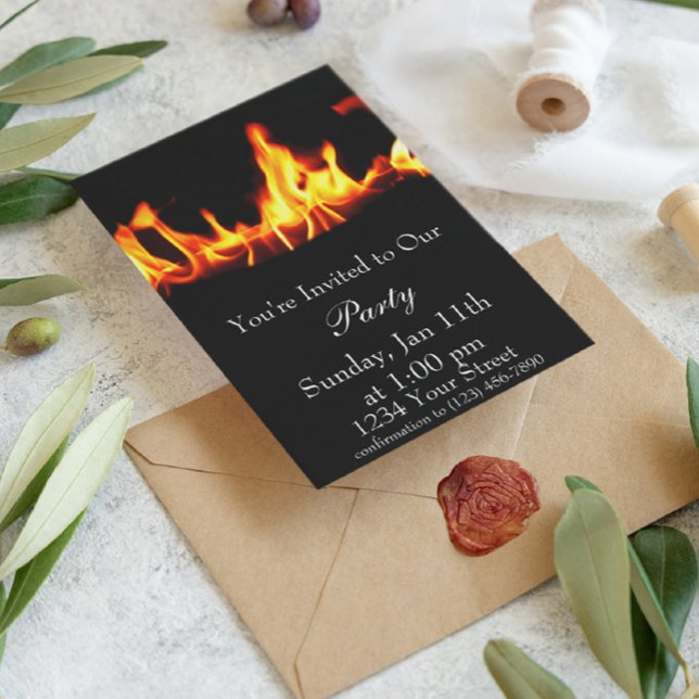 Convite Chamada em Fogos (Criador carregado)