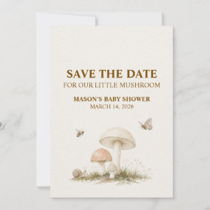 Convite Chamada para o Chá de Bebê do Nosso Pequeno Cogume
