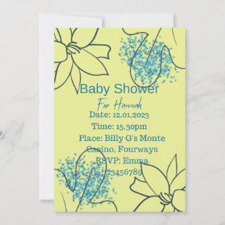 Convite Chamadas de Bebê