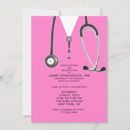 Convite Chamadas de Festa de formatura Médica