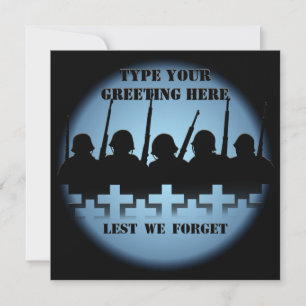 Convite Chamadas para Memorial de Guerra, para que não esq