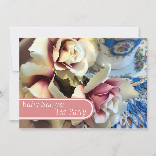 Convite Chamadas para o chá da Taa Cup (Frente)