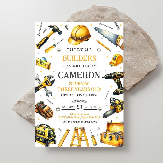 Convite Chamando Todos os Construtores Ferramentas de Cons (Criador carregado)