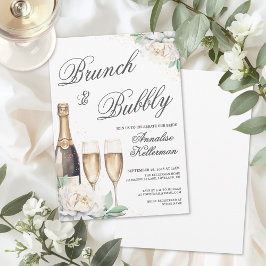 Convite Champagne Brunch And Bubbly Bridal Shower