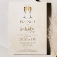 Champagne Brunch e Chá de panela de espuma Brunch