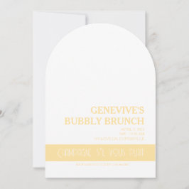 Convite Champagne Coquette