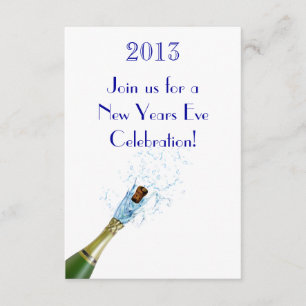 Convite Champagne Popping