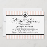 Champagne Rosa Fleur de Lis Casamento Chá de Noiva