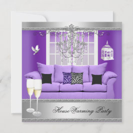 Convite Champanhe do Partido do Aquecimento da Casa Chande