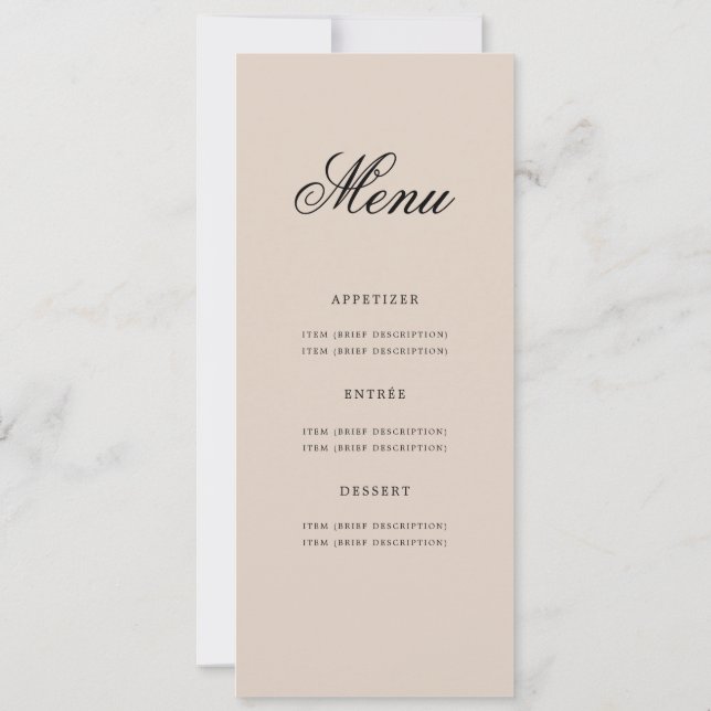 Convite Champanhe Dourado do menu de Festa de aniversário  (Verso)