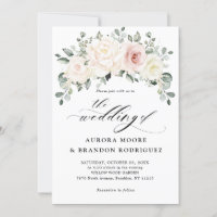 Champanhe Ivory Blush Floral Cor-de-rosa Casamento