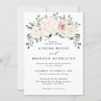 Champanhe Ivory Blush Floral Cor-de-rosa Casamento